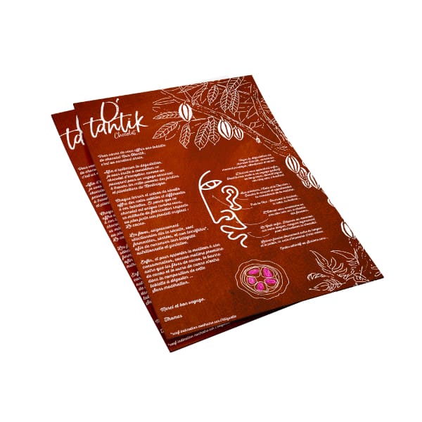 Packaging marque de chocolat
